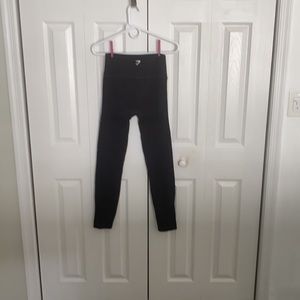 Gymshark women’s high-waisted training leggings. Black-Medium